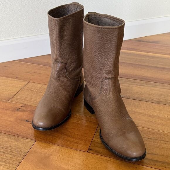 Coach pebbled leather boots - Picture 1 of 7